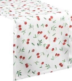 BEHÚŇ NA STÔL CHERRY 40X140 CM VZOROVANÝ