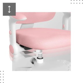Detská otočná stolička Mark Adler Junior 5.0 Pink