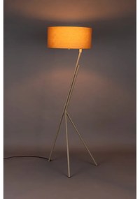 Svetlohnedá stojacia lampa s textilným tienidlom (výška 150 cm) Murphy – Dutchbone