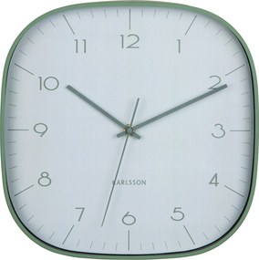 XXXLutz NÁSTENNÉ HODINY zelená 29 cm Karlsson - Hodiny - 007143017801