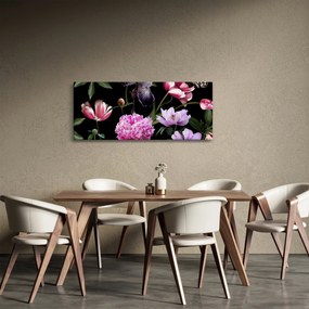 Obraz - Ilustrácie kvetov (120x50 cm)