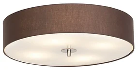 Rustikálne stropné svietidlo hnedé 50 cm - Drum