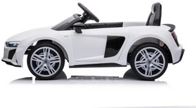 LEAN CARS ELEKTRICKÉ AUTÍČKO AUDI R8 - BIELE - 2x45W - 12V4,5Ah - 2021