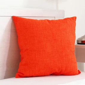 Dekoračný vankúšik BESSY 45 x 45 cm oranžová sada 2 ks