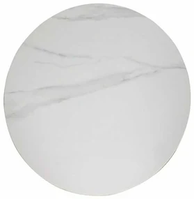 Jedálenský stôl Talia 90 cm, mramor / čierna