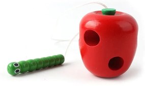 DAALO Drevená hračka - červík v jablku