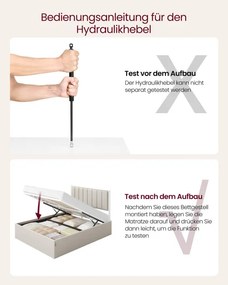 Manželská posteľ 140 cm RMB614LH01