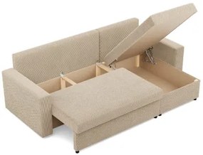 Rohová rozkladacia sedačka NEO Poso béžová