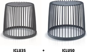 PROSPERPLAST Sada 2 univerzálnych košov CLUBO 35+50 l, antracitová farba