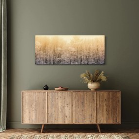 Obraz mrazivého lesa (120x50 cm)