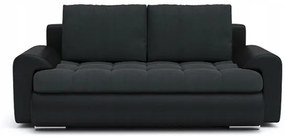 Luxusná pohovka tmavo čiernej farby 156 cm