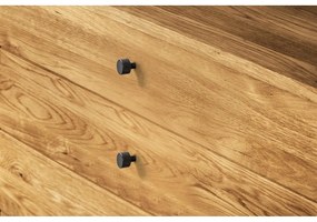 Nízka komoda z dubového dreva 100x90 cm Retro - The Beds