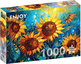 ENJOY Puzzle Stretnutie slnečníc 1000 dielikov