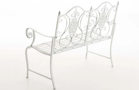 Záhradná lavička Punjab - Biela antik