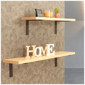 Polica na stenu s konzolou Lada 50 cm BUK