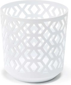 PLASTOVÝ KVETINÁČ ETNIC SADA 2KS 14,8X13,9 CM+20,1X19,5 CM BIELA