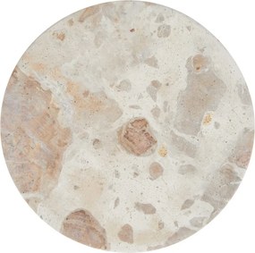 MARBLE Podtácok mramorový 10 cm - béžová