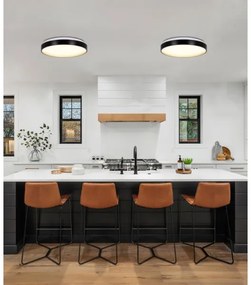 LED Stropné svietidlo FLORIDA LED/18W/230V čierna