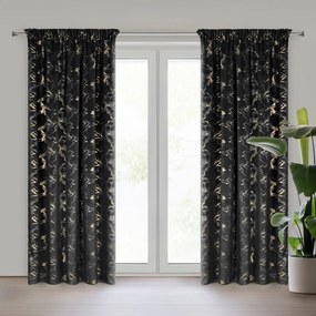 ZATEMŇOVACÍ ZÁVES NA PÁSKE RAJA 140X270 CM VZOROVANÁ