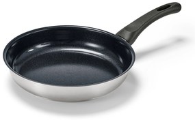 Panvica z ušľachtilej ocele s kvalitnou keramickou povrchovou úpravou, priemer cca 24 cm