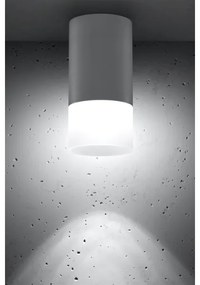 Bodové svietidlo TUBA 1xGU10/15W/230V šedá/biela