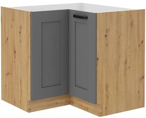 Skrinka Do Kuchyne Luna Dustgrey/Artisan 90x90 Nd 2f Bb