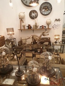 Dekoračné podnos so skleneným poklopom Šachy - Ø17 * 25 cm