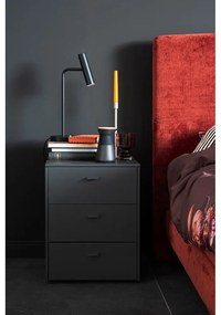 Čierna LED stmievateľná stolová lampa (výška 48 cm) Stina – Fischer &amp; Honsel