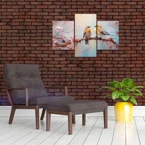 Obraz - Zamilovaní vtáčiky (90x60 cm)