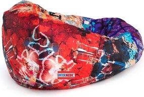 INTERMEDIC SK Sedací vak Mega Sako Modern Polyester - DG57 - Graffiti