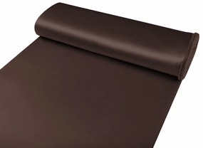 Biante Saténový záves LUX-L042 Čokoládovo hnedý 140x140 cm