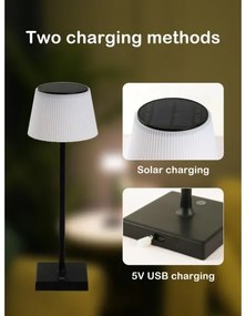 Immax 08492L - LED Stmievateľná vonkajšia solárna lampa LED/4W/5V IP44