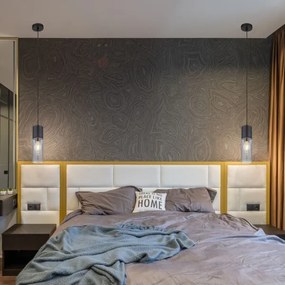 Globo 21000HB - Luster na lanku ANNIKA 1xE27/25W/230V pr. 10,5 cm čierna