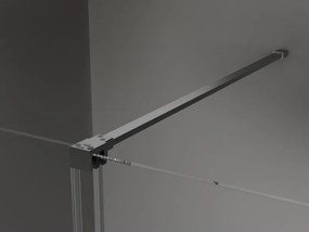 Mexen Velar, posuvné sprchové dvere do otvoru 110 cm, 8mm šedé sklo, grafit brúsený, 871-110-000-41-66