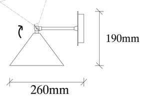 Biele nástenné svietidlo Berceste – Opviq lights