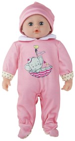 Playtive Bábika Kim vydávajúca zvuky, 38 cm (bledoružová)  (100367362)