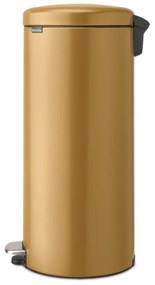 Nášľapný oceľový odpadkový kôš v zlatej farbe 30 l NewIcon – Brabantia