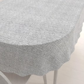 Biante Bavlnený oválny obrus Sandra SA-061 Nepravidelné tvary na bielom 120x140 cm