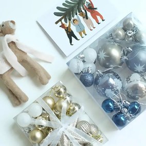 Vianočné guľky - SYSD1688-046 (36ks)