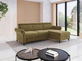 XXXLutz ROHOVÁ SEDAČKA, textil, olivovozelená Sit & More - Sedačky - 000144025888