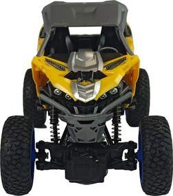 LEAN Toys Terénne auto Off-Road s diaľkovým ovládaním 2,4 GHz v mierke 1:16, žlté