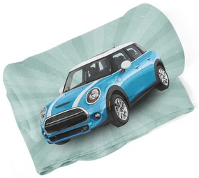 Sablio Deka Mini sedan Zelené pozadie - 150x120 cm