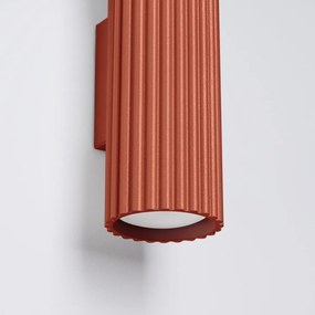 Nástenné svietidlo v tehlovej farbe Gleam – Sollux