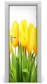 Fototapeta samolepiace žlté tulipány 75x205 cm