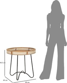 Okrúhly odkladací stolík ø 60 cm Fuji – Mauro Ferretti