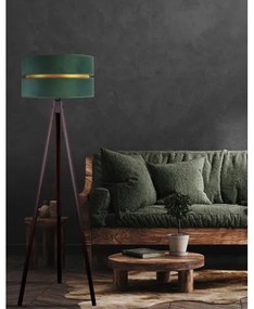 Duolla - Stojacia lampa DUO 1xE27/60W/230V pr. 44 cm zelená/wenge