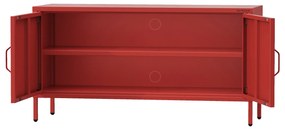 TV stolík na nožičkách ROSA, 1150 x 595 x 400 mm, Modern: červená farba