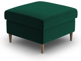 Zelená zamatová podnožka Kyoto – Cosmopolitan Design