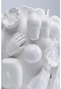Body Parts váza biela 25 cm