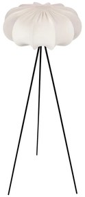 Biela stojacia lampa s textilným tienidlom (výška 147 cm) Cafee – Candellux Lighting